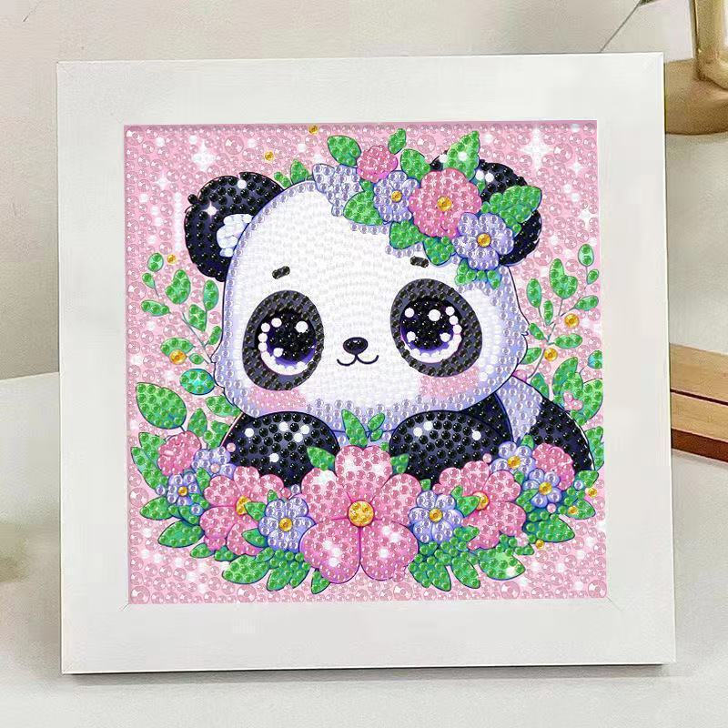 New Product#New Diamond Painting Children's Handicraft diy Full Diamond Animal Stickers5D Crystal Di