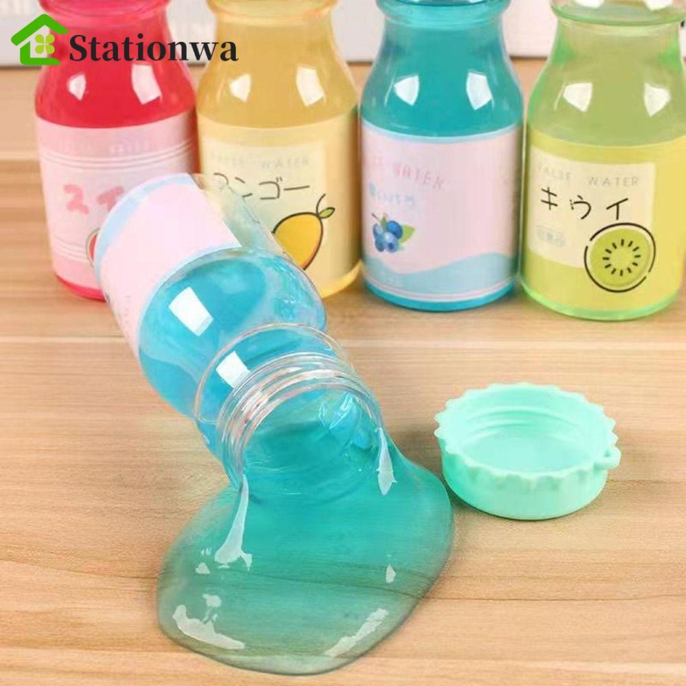 STATIONWA Thơm Slime, Slime Clear Slime Clear Slime Clear Slime, Nước giả nguyên chất trong suốt chố