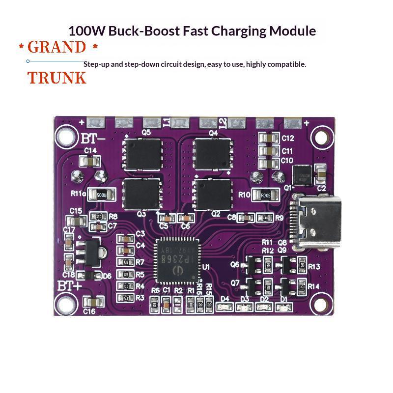 [GRAND-t] 1 Cái -Boost Type-c Giao diện Bảng công suất cao IP2368 Mô-đun 100W hai chiều