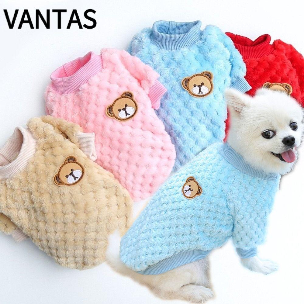 Quần áo thú cưng VANTAS, Áo len chui đầu mềm in hình gấu dễ thương, XS / S / M / L / XL / XXL Áo hoo