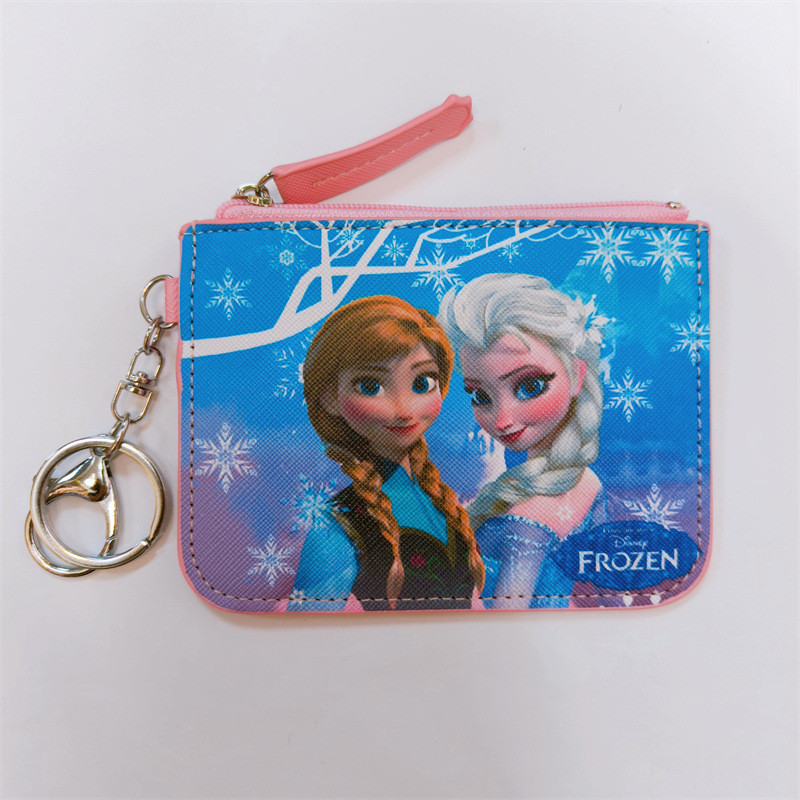 Disney Frozen Elsa Anna Ví Ezlink Thẻ Pass Chủ Ví Đựng Tiền Xu Vòng Chìa Khóa Thẻ Túi Mặt Dây Chuyền