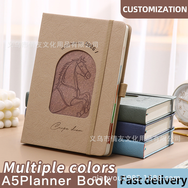 2026 Dày 100g Giấy Trung Quốc Lịch Trình Notebook Planner a5 Notebook Quản Lý Thời Gian Planner Note