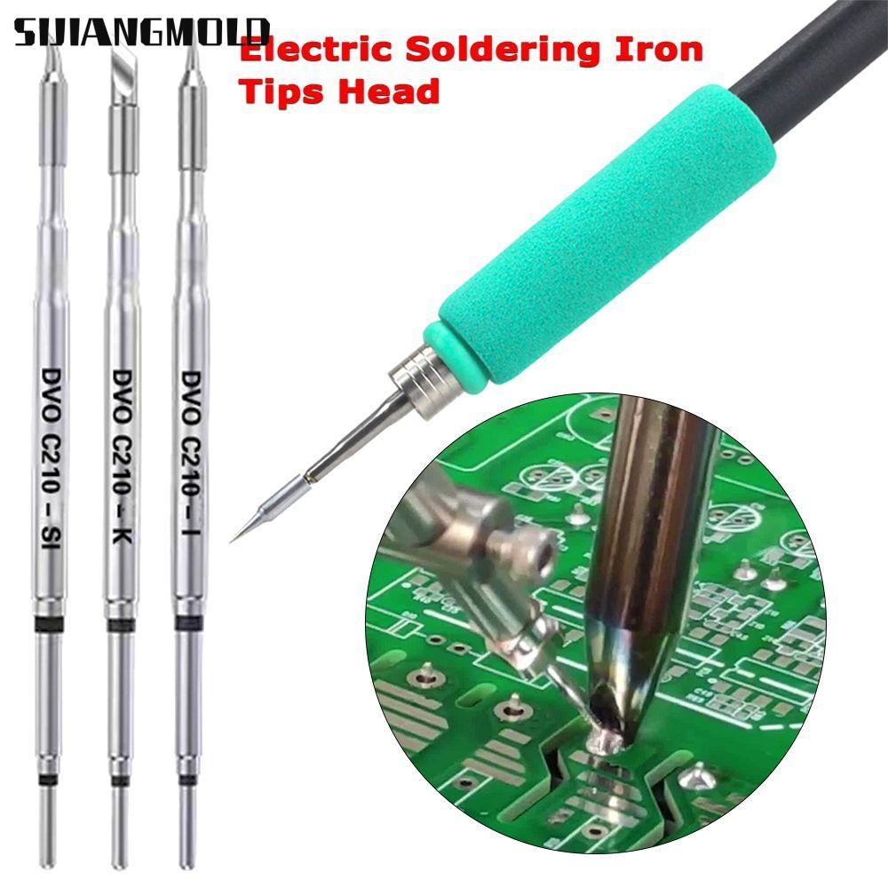 SIJIANGMOLD C210 Đầu sắt hàn điện Đầu C210-I K SI Bền T210 Tay cầm Dụng cụ hàn