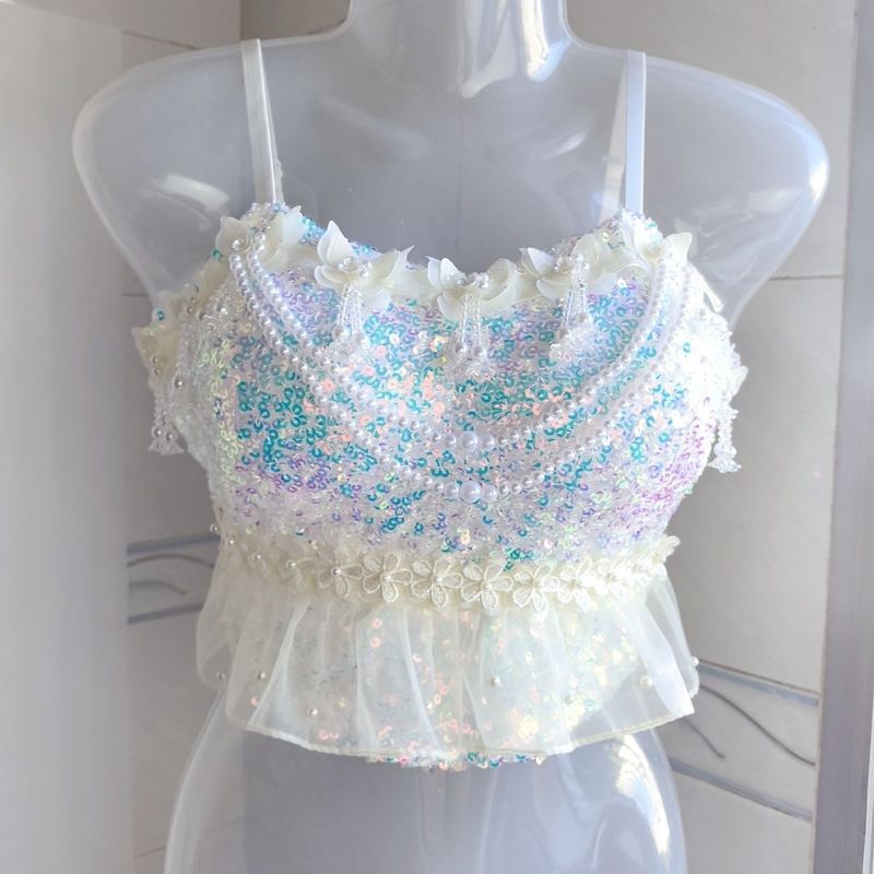 Áo Ngực Sling Sequin Gợi Cảm - Heavy Industry Sequins