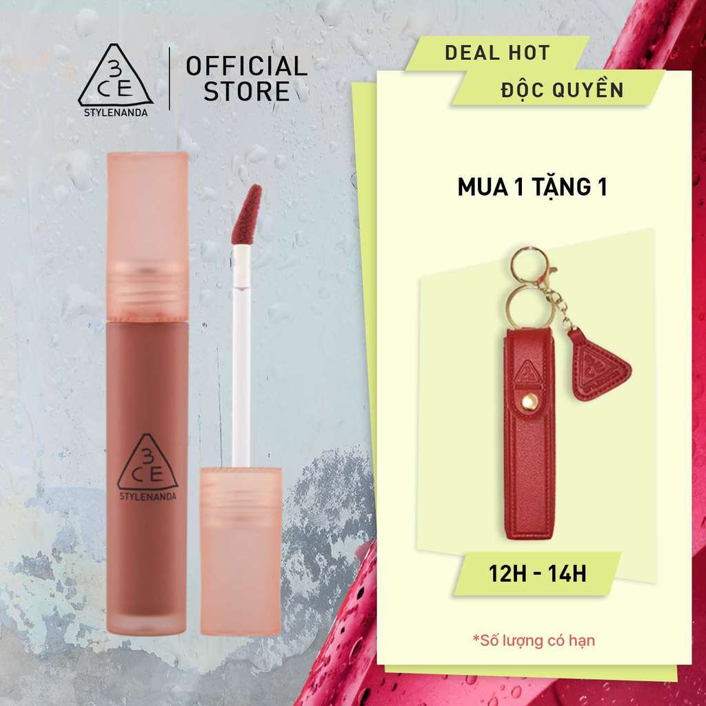 Son Kem 3CE Cho Viền Môi Mờ Ảo Không Lem Blur Water Tint 4.6g