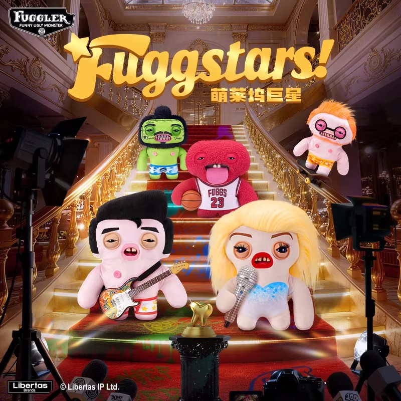Fuggler Fug Stars Serise Funny Ugly Monster Đồ chơi nhồi bông