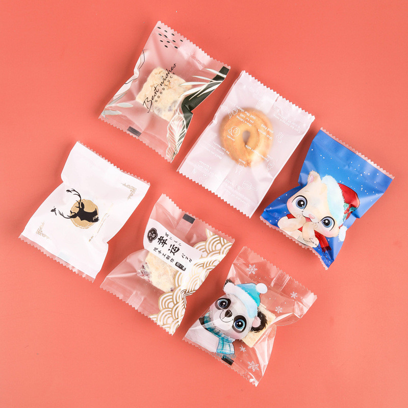 [Khuyến nghị của cửa hàng] Túi đóng gói Nougat giòn bông tuyết Bánh quy Nougat Túi đóng gói bánh quy