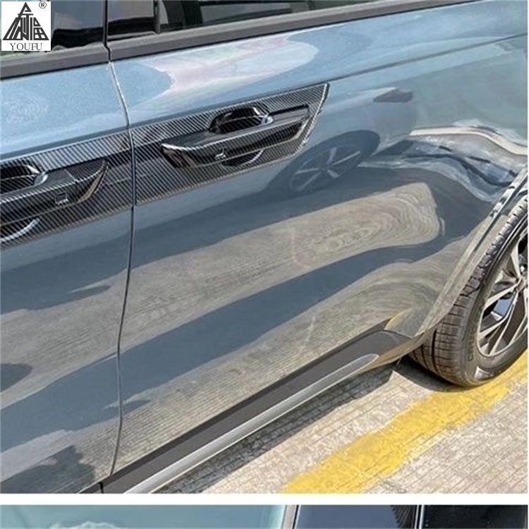 2021 Kia Carnival Kia Carnival Kia Carnival Tay Cầm Trang Trí Miếng Dán Kia Kia Carnival Sợi Carbon 