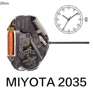 [Dhin] 2035 Movement Miyota 2035 Đồng hồ chuyển động thạch anh Bộ phận lịch sửa chữa không lịch ba tay Phụ kiện chất lượng cao