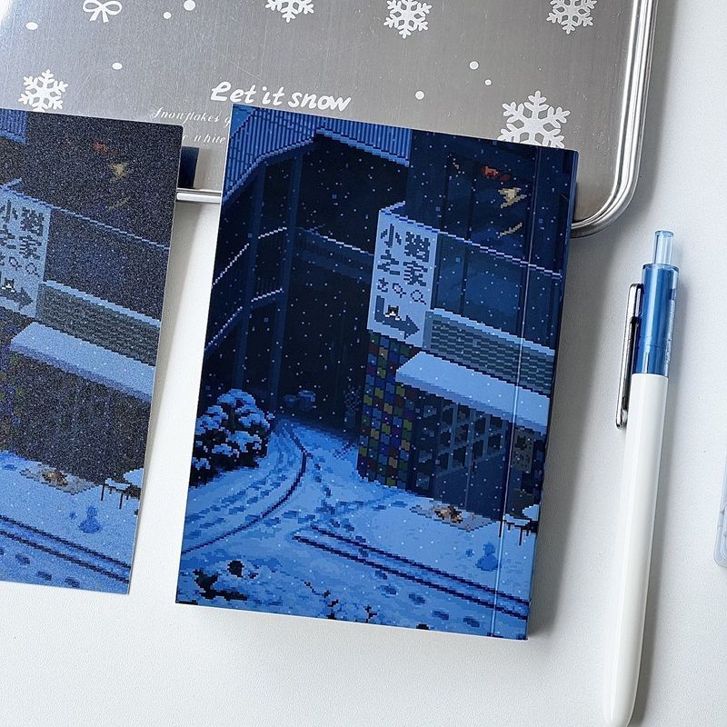 Nhật Bản Mèo Con Nhà Sổ Tay ins Học Sinh Giá Trị Cao Sử Dụng Ngang Checkered Notepad Nhật Ký Noteboo