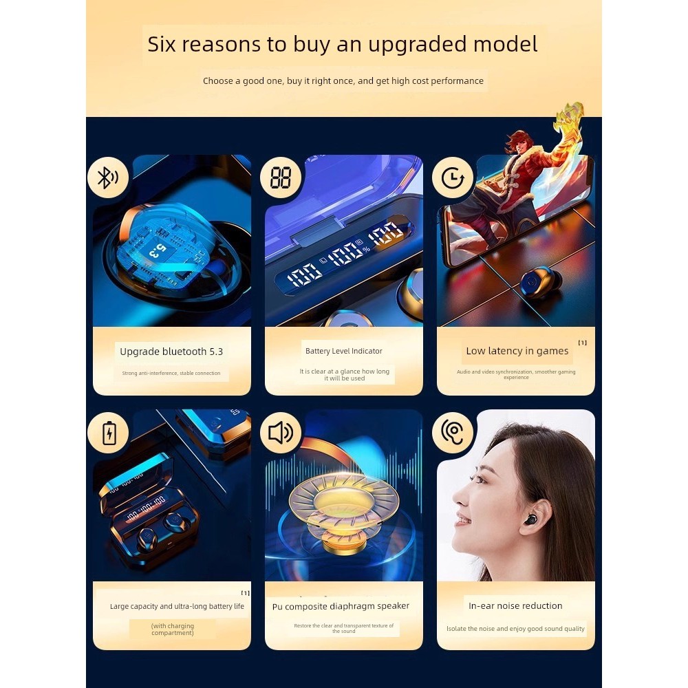 Tai nghe Bluetooth không dây thực sự dành cho bé trai kỵ binh