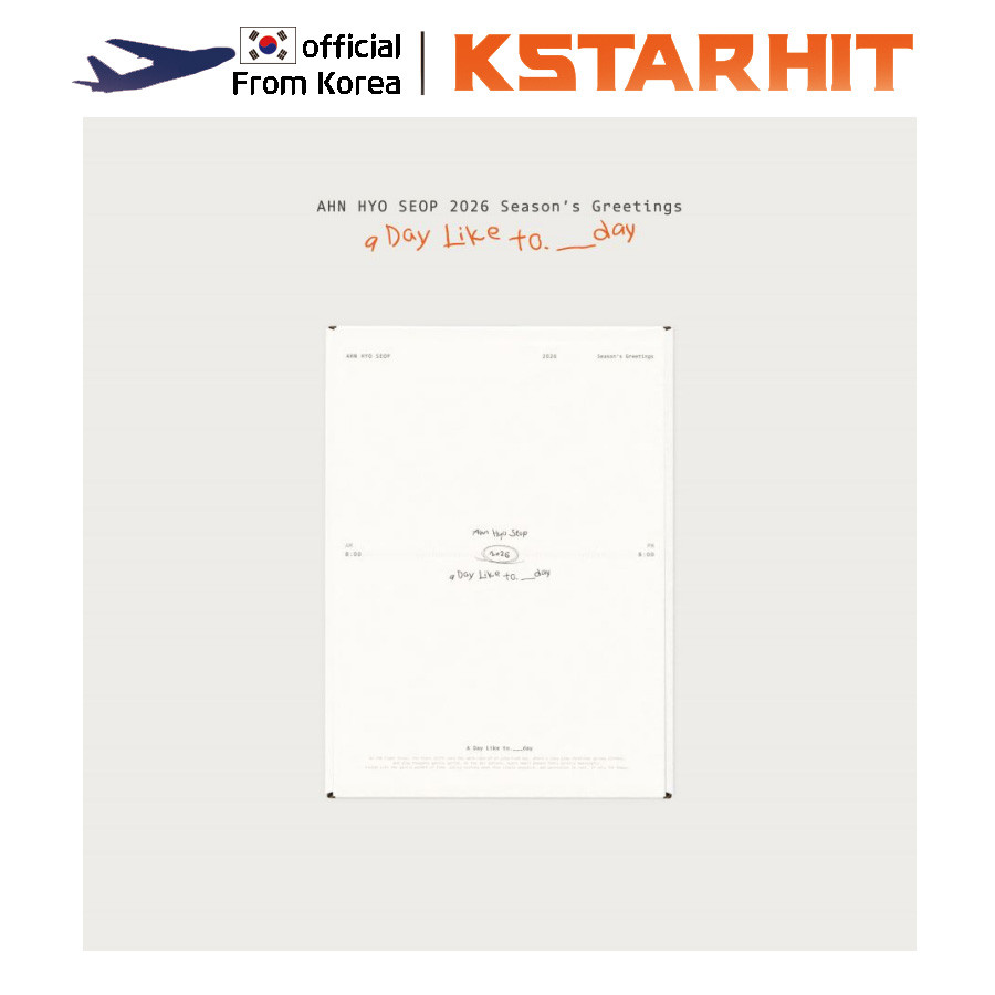 AHN HYO SEOP - 2026 Season's Greetings [A Day Like to.___day]