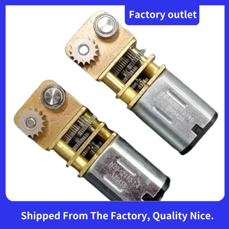 Mini N20 Gear Motor Góc Phải DC 3V 3.7V 5V 3D Máy In Bút Giảm Turbo Worm In Tốc Độ Thấp