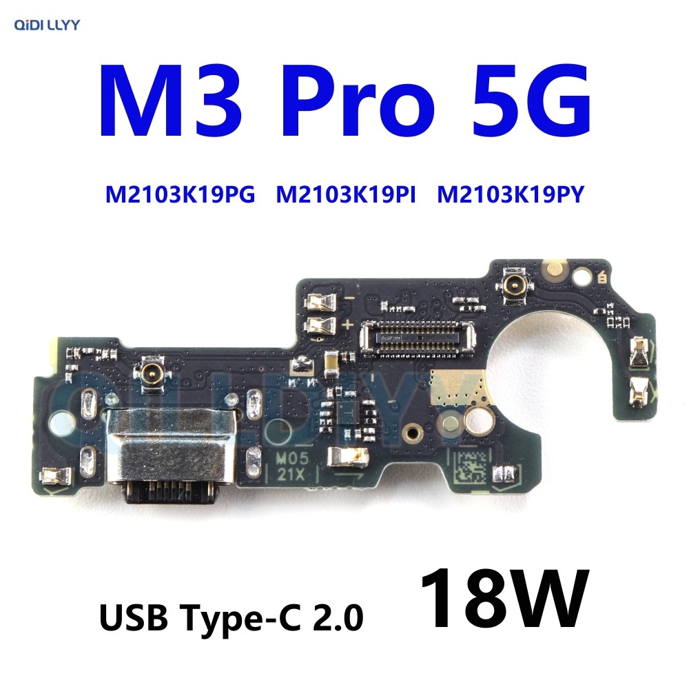 Sạc USB Cổng Sạc Dock Kết Nối Bo Mạch Micro Cáp Mềm Cho Xiaomi Poco M3 Pro 5G M3Pro