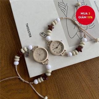 Đồng hồ văn học nhỏ Dopamine Đồng hồ cầm tay đơn giản Đồng hồ đeo tay nữ sinh viên phong cách trường