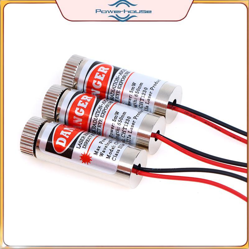 POWER 650nm 5mW Red Point / Line / Cross Laser Module Đầu Laser Ống Laser 3v-5v Đầu Laser chấm được 