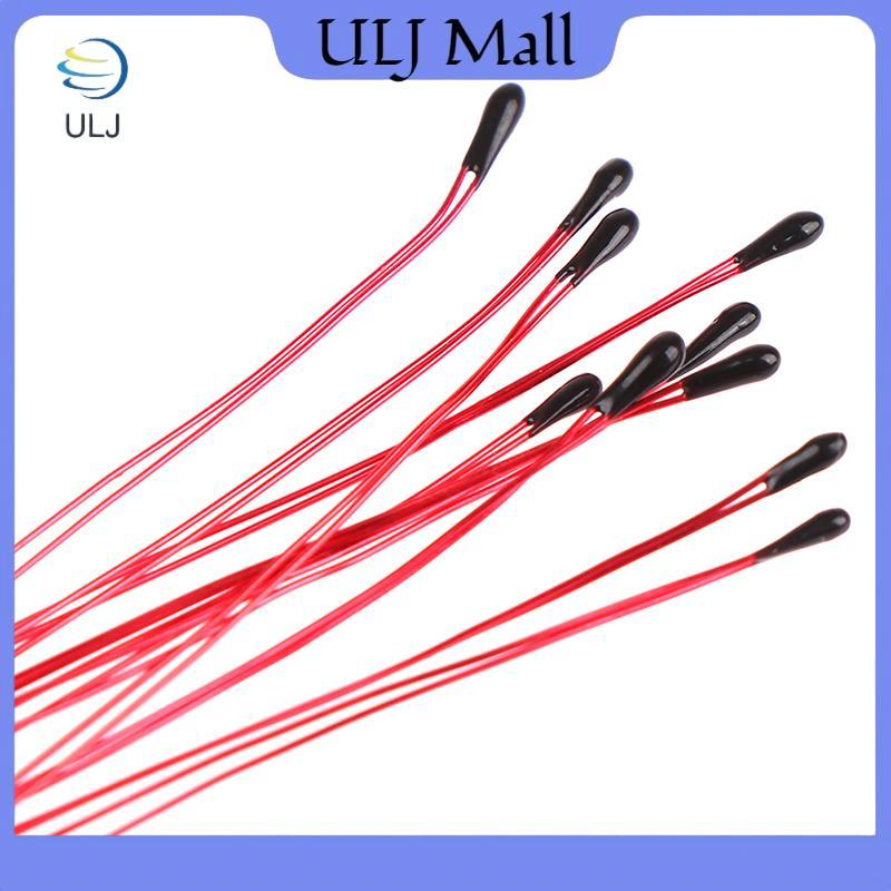 ULJ 10 CÁI Điện trở nhiệt điện trở NTC MF52B 10K 100K Dây đeo đầu dò B3470 B3380 B3950 B3435 B 4250 