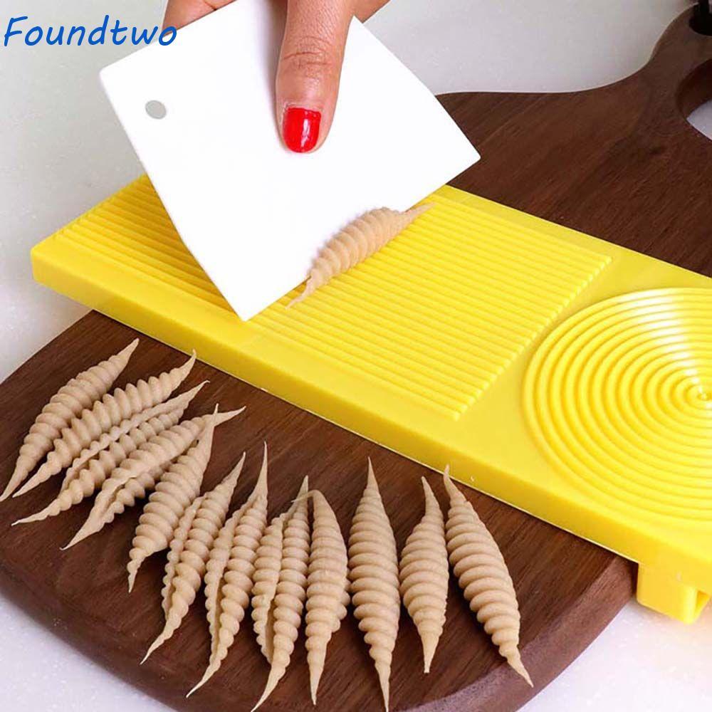FOUNDTWO Macaroni Dụng Cụ Làm Dễ Dàng Sử Dụng Đa Năng Macaroni Maker Board Máy Làm Mì Chảo Nướng Khuôn Máy Mì Cán Pin