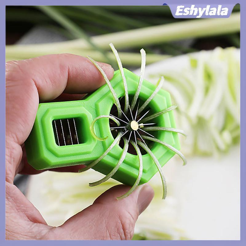 Eshylala Green Onion Cutter Scallion Slicer Thép không gỉ Scallion Slicer Tiện ích nhà bếp cho chính