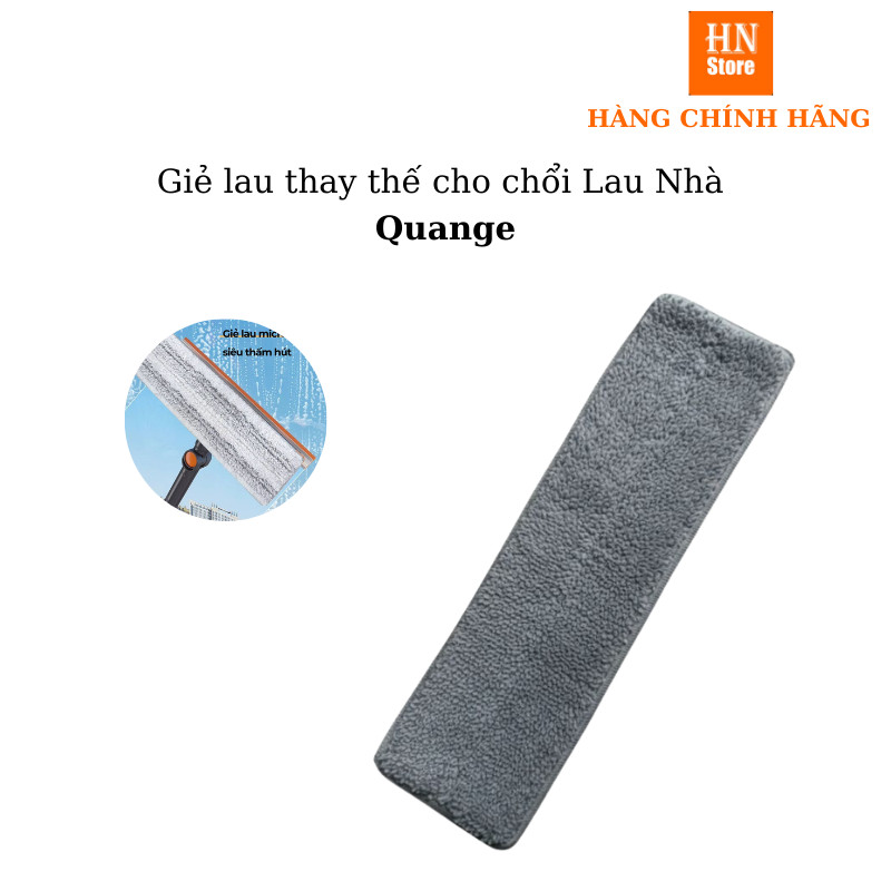 Giẻ lau nhà cho chổi lau nhà đa năng kèm gạt nước Quange - Shop MI HN Store