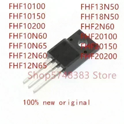 1-5 FHF0100 FHF10150 FHF10200 FHF10N60 FHF10N65 FHF12N60 FHF12N65 FHF13N50 FHF18N50 FHF2N60 FHF20100