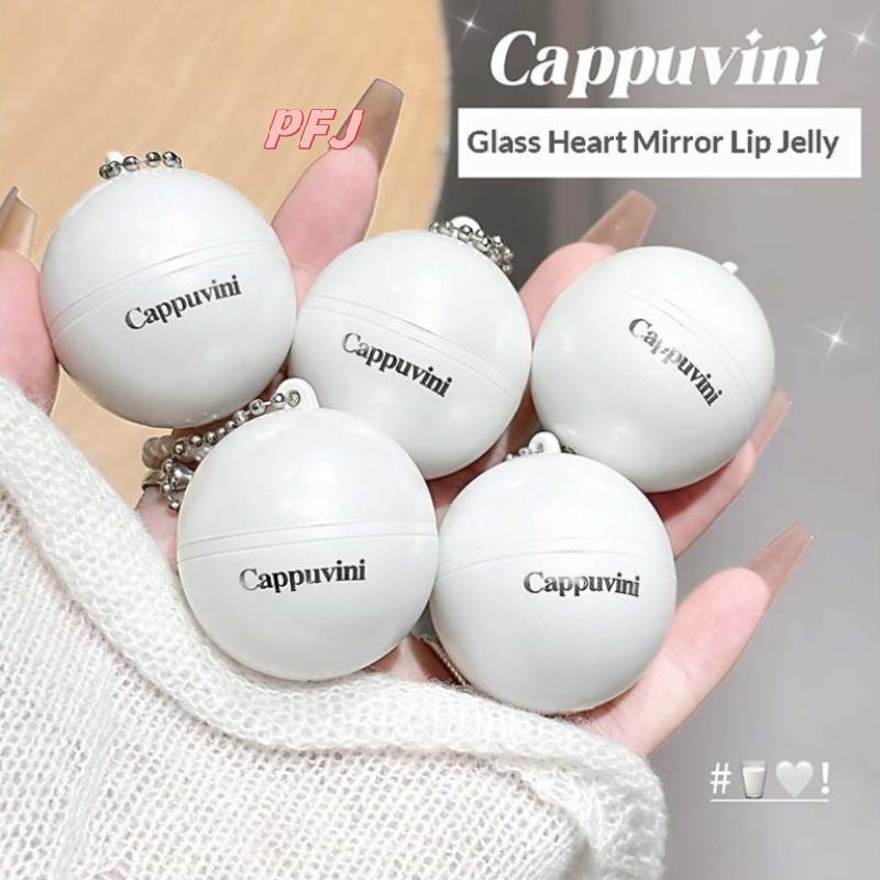 PFJ Cappuvini Plumping Lip Gloss với công nghệ đèn nước 12h Glass Shine Swollen Effect Hydrating Non