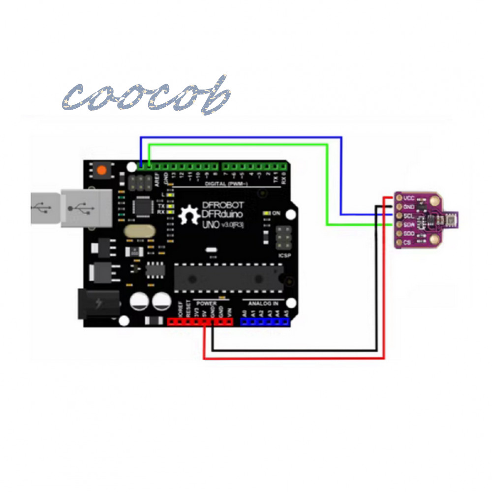 Chất liệu cảm biến MEMS mô-đun BME680 Kích hoạt / vô hiệu hóa riêng lẻ cho Arduino