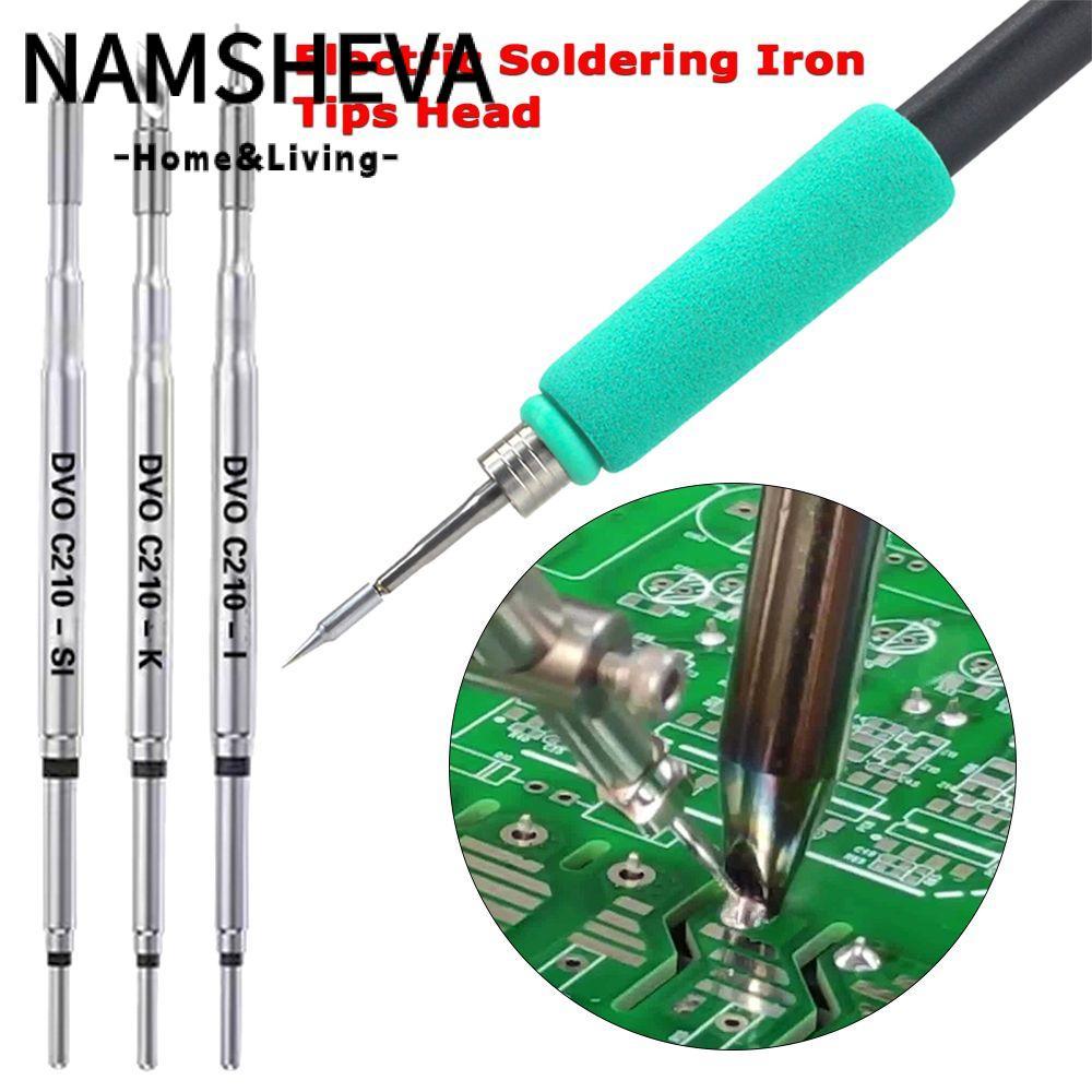 Đầu sắt hàn điện NAMSHEVA C210 Đầu đầu không chì T210 Tay cầm C210-I K SI Dụng cụ hàn