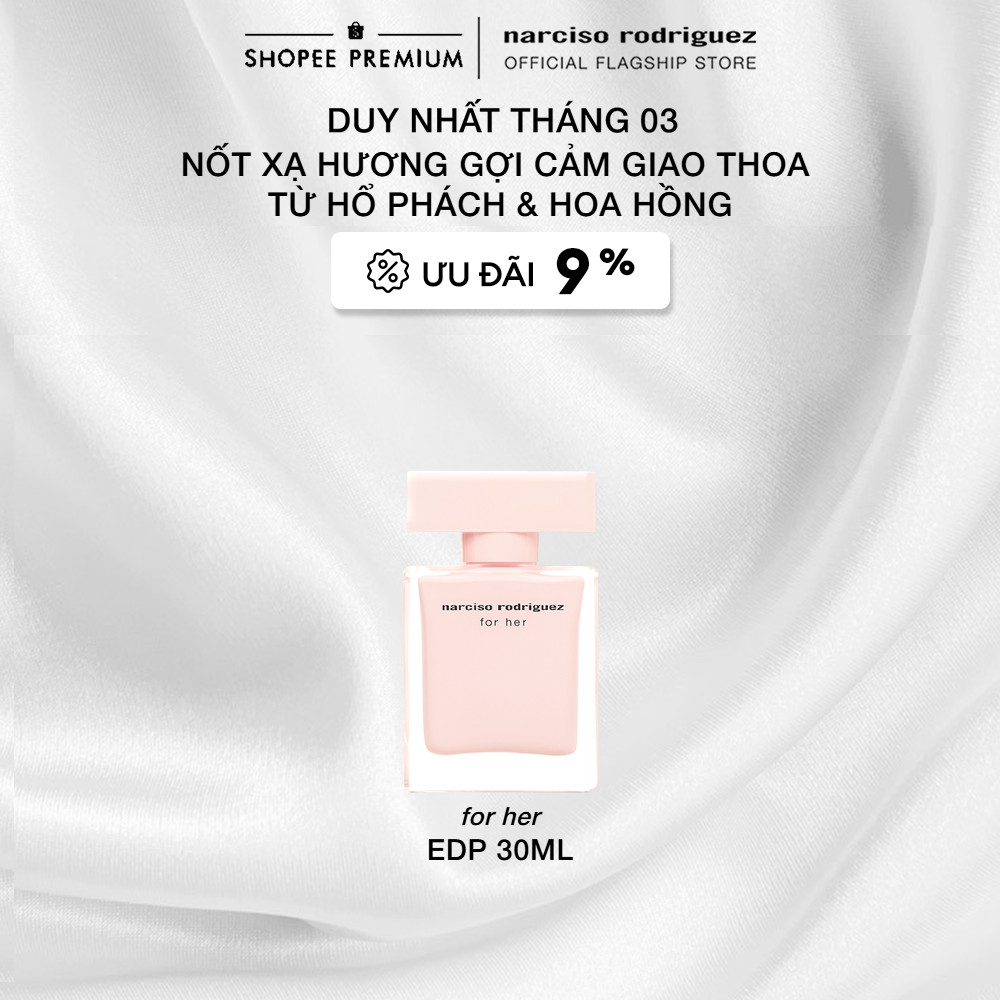 Nước Hoa nữ Narciso Rodriguez For Her Eau De Parfum 30ml