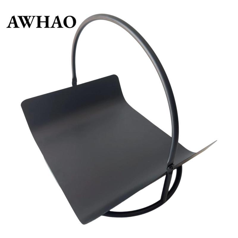 Hộp đựng gỗ củi ngoài trời trong nhà Hộp đựng đồ sắt chắc chắn cho lò sưởi và nấu ăn tại nhà