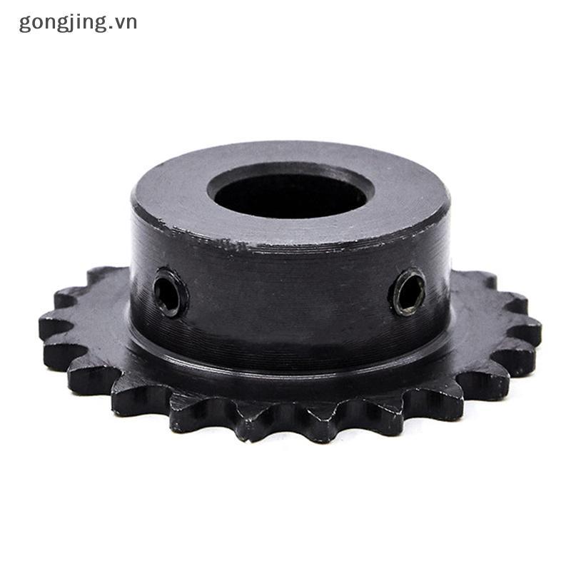 Gongjing 04C Chain Gear 45 # Thép 10 Răng Bánh Xe Xẻng Công Nghiệp Có Dây Trên Lỗ Khoan 5MM 6MM 8MM 