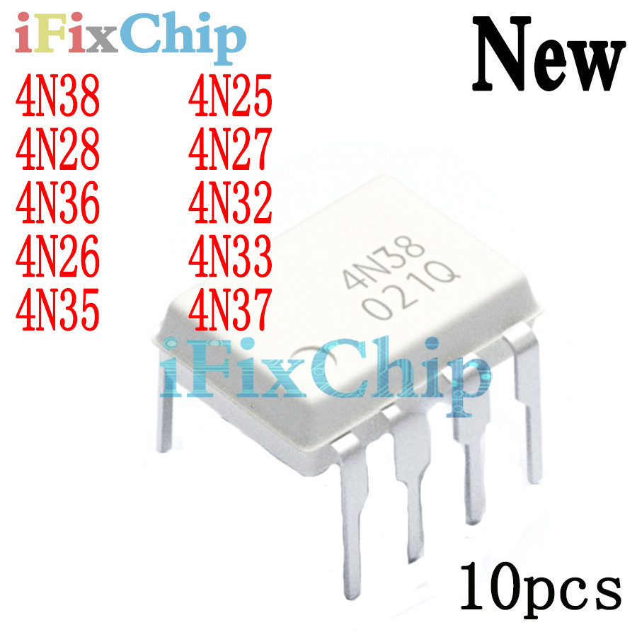 5 CÁI 4N38 4N37 4N36 4N35 4N33 4N32 4N27 4N28 4N25 4N26 DIP-6 IC Optocoupler chip ic