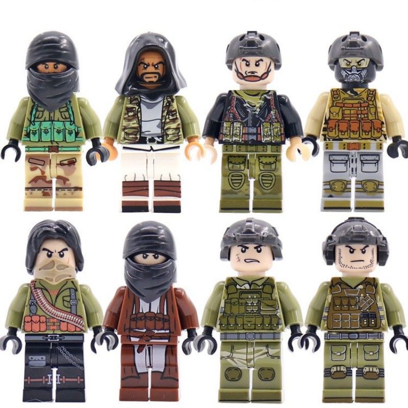 Hot Sale#[5697People Collection]Compatible with LEGO military, bandit, and police minifigures, small