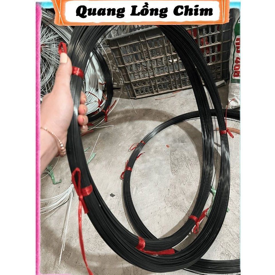 nan cáp quang đen 1li5, 1li8, 2li, 2li2 làm lồng chim làm diều - Phụ Kiện Lồng Chim 986