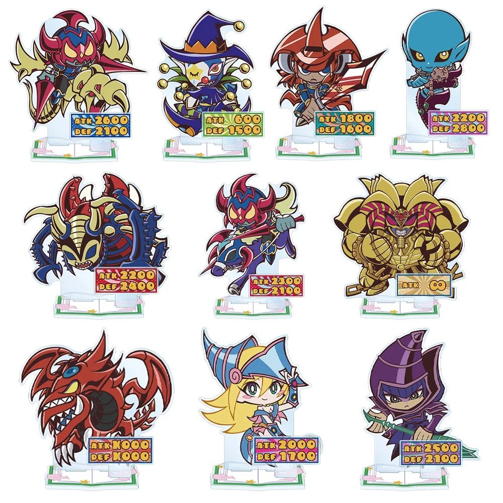 Standee Yu-Gi-Oh Vua Trò Chơi mô hình mini Acrylic Rồng Trắng Mắt Xanh Phù Thủy Áo Đen Exodia Toon C