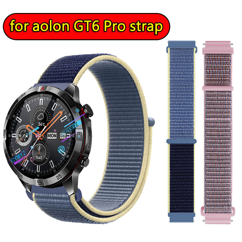 Dây đeo Aolon GT6 Pro Dây đeo Nylon Aolon GT6 Pro Dây đeo đồng hồ thông minh Dây đeo thể thao
