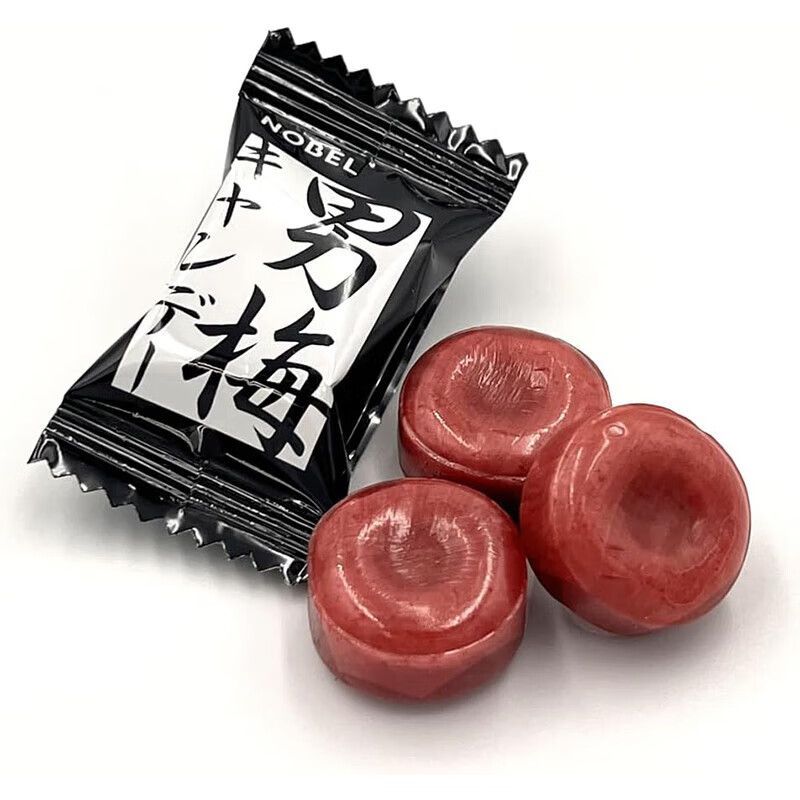 NOBEL Nam Kẹo mận Hương mận Nước ép Kẹo cứng NOBEL Nhật Bản Nhập Khẩu Kẹo Đồ Ăn Nhẹ Thông Thường 80g