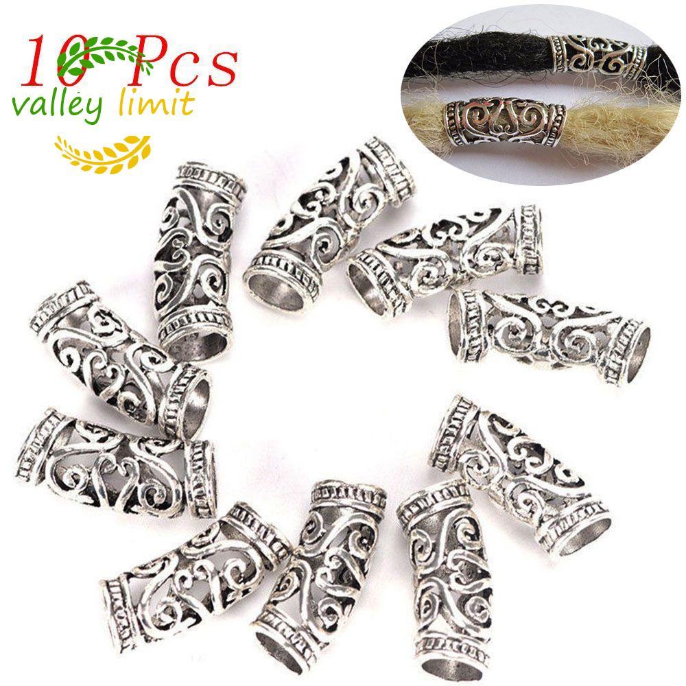 valley limit VALLEY LIMIT Vòng Tay Kẹp Dreadlock Hợp Kim - Bộ 10 Cái