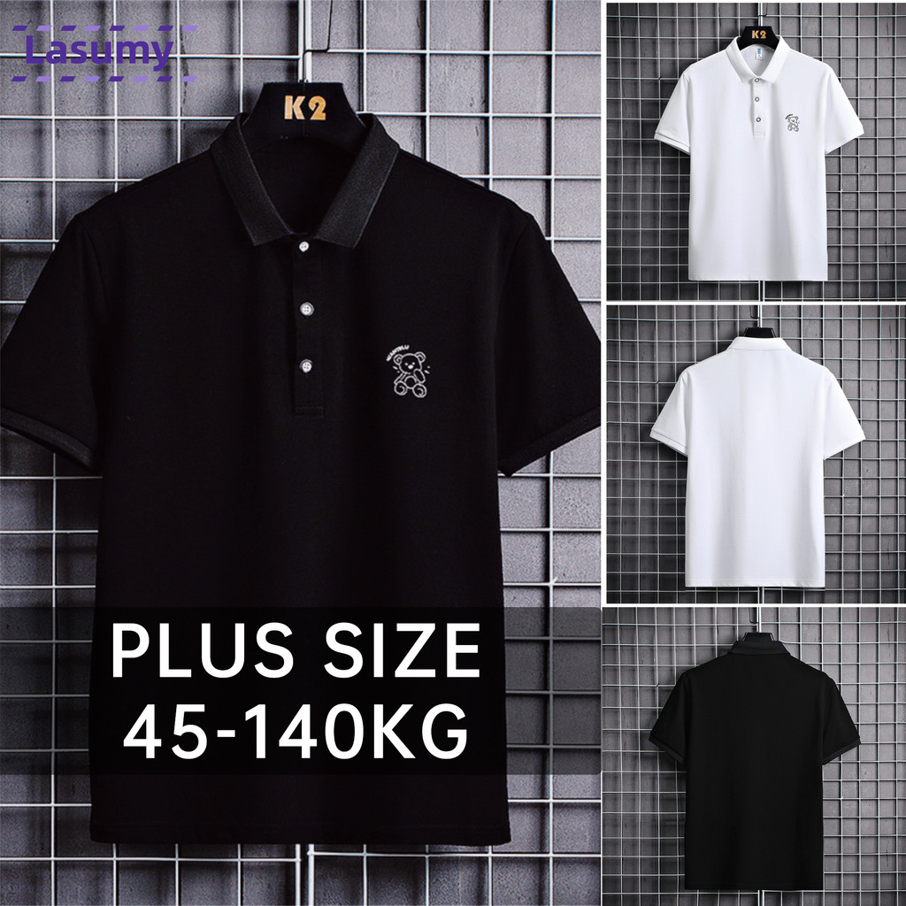 M-8XL Áo Sơ Mi POLO Tay Ngắn Ve Áo Phong Cách Mới