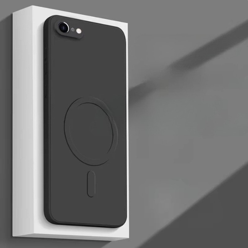 Ốp Điện Thoại Mờ Từ Tính Cho iPhone 17E 17 E Silicon Lỏng Chống Sốc Điện Thoại Cho iPhone 17E 17 E