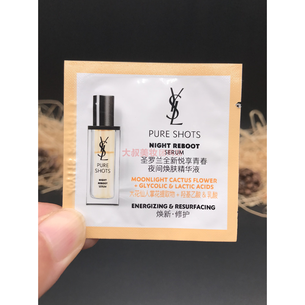 Phiên Bản Mới Saint Laurent Night Queen Essence Mẫu 1ml Mới Chúc Mừng Tuổi Trẻ Đêm Đổi Mới Tinh Chất