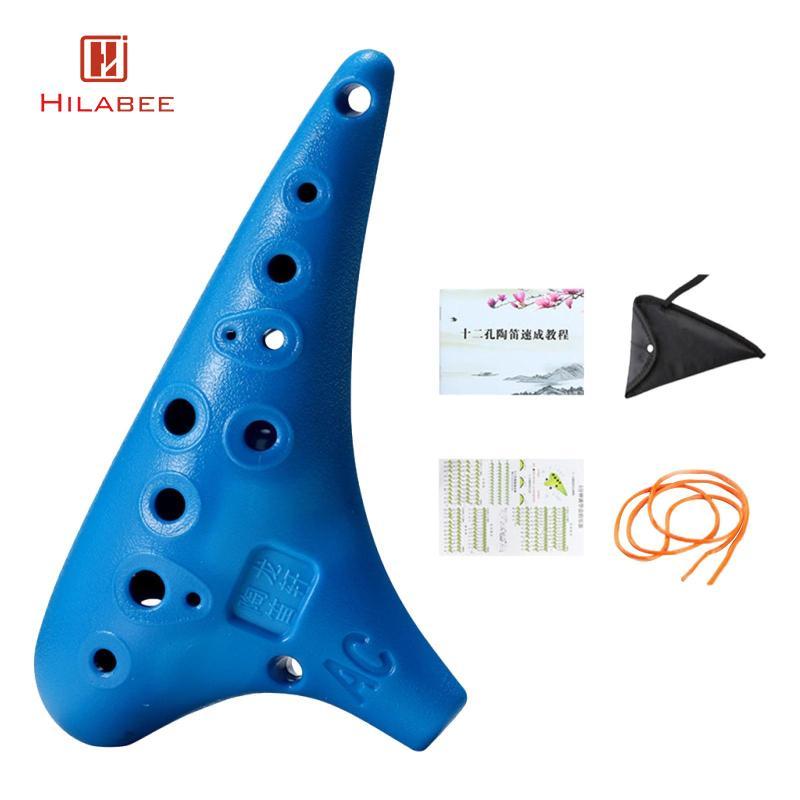 Nhỏ Ocarina 12 Lỗ Ocarina Nhạc Cụ Tenor C Ocarina Alto C Ocarina Nhạc Cụ Tiện Dụng Làm Bằng Nhựa Bền