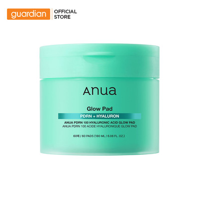 Toner Pad PDRN Giúp Cấp Ẩm Da Căng Mướt Anua Pdrn Hyaluronic Acid Glow Pad 180ml 60 Miếng | Guardian Việt Nam