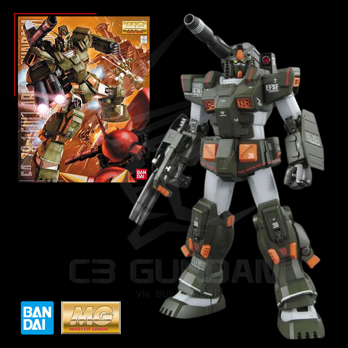 [BANDAI] MÔ HÌNH MG 1/100 FA-78-1 Full Armor Gundam  C3 GUNDAM