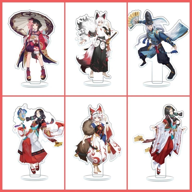 Standee Onmyoji Âm Dương Sư mô hình mica acrylic Kagura Abe no Seimei Hakuzousu trang trí bàn học de