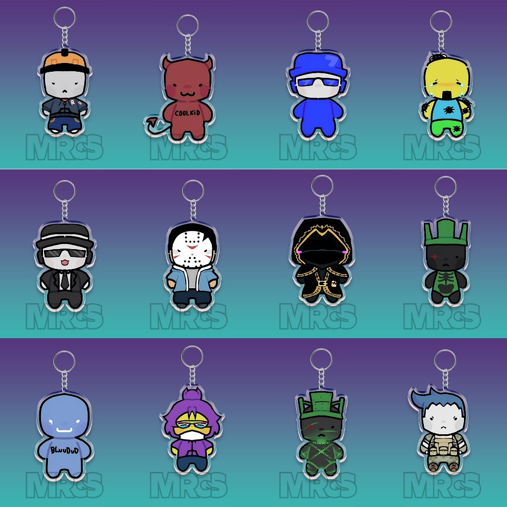 Roblox Forsaken Acrylic Keychain Roblox Forsaken Character Acrylic Keychain