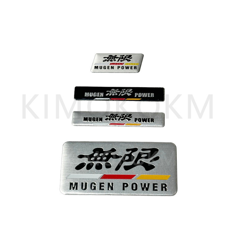 Xe Dán Logo Mugen Biểu Tượng Thân Xe Huy Hiệu Miếng Dán Decal Tự Động Phụ Kiện Trang Trí Xe Hơi Cho 