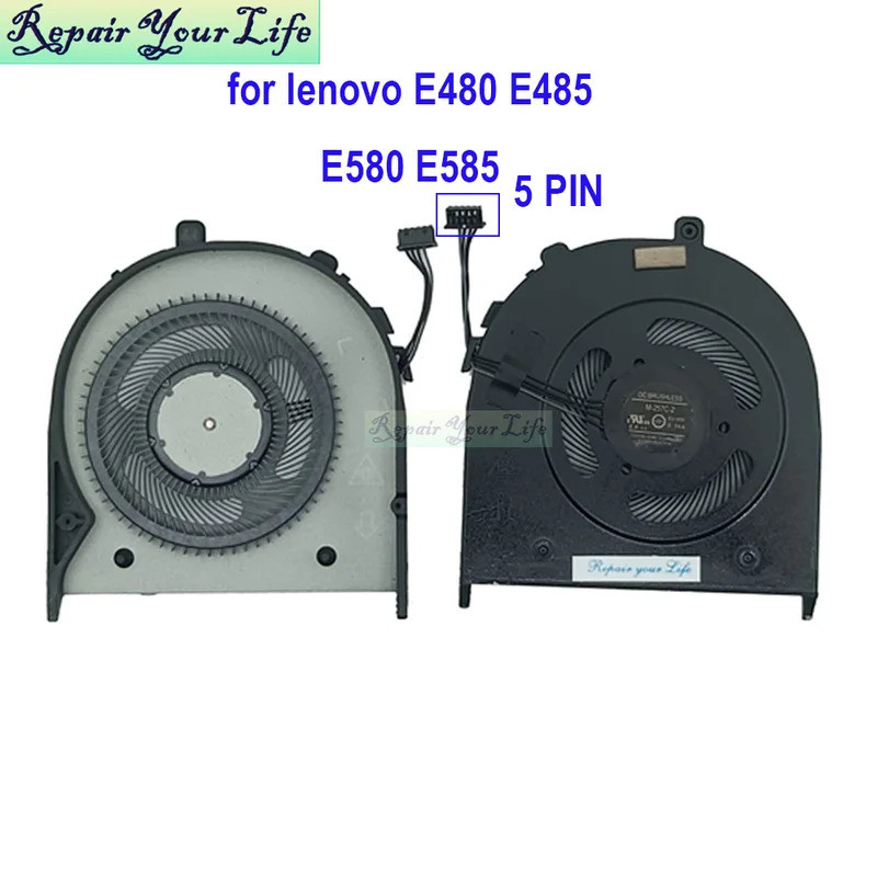 Quạt Làm Mát CPU Cho Lenovo Thinkpad E580 E585 E480 E485, Máy Tính Xách Tay PC Tản Nhiệt EG50050S1-C