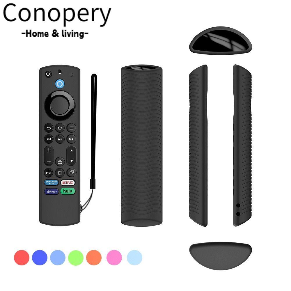 Điều khiển từ xa TV chữa cháy CONOPERY, Vỏ điều khiển từ xa TV phát sáng bằng silicon, Dây chống trư