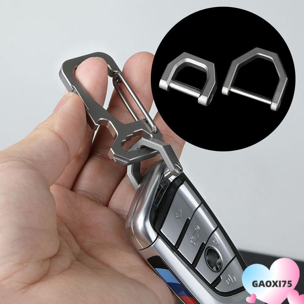 GAOXI75 Titan Móng Ngựa Khóa EDC Dụng Cụ Nhẹ Móc Khóa Titan Chất Lượng Cao